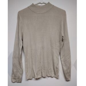 Wasserman 100% silk lightweight long sleeve shirt size L
